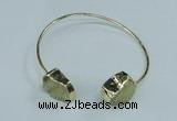 CGB778 13*18mm - 15*20mm freeform druzy agate gemstone bangles