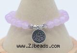 CGB7872 8mm candy jade bead with luckly charm bracelets wholesale