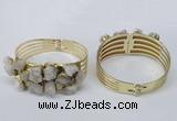 CGB821 30*68mm - 30*70mm druzy agate gemstone bangles wholeasale