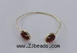 CGB860 10*14mm oval agate gemstone bangles wholesale