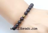 CGB8838 8mm, 10mm brecciated jasper & drum hematite power beads bracelets