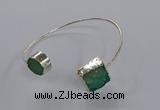 CGB892 12mm - 14*15mm freeform druzy agate gemstone bangles