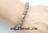 CGB9250 8mm, 10mm serpentine jasper & drum hematite power beads bracelets