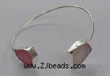 CGB950 13*18mm - 15*20mm freeform druzy agate bangles wholesale