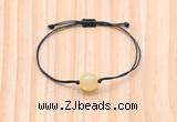 CGB9915 Fashion 12mm honey jade adjustable bracelet jewelry