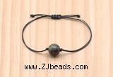 CGB9934 Fashion 12mm dragon blood jasper adjustable bracelet jewelry