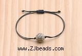 CGB9938 Fashion 12mm feldspar gemstone adjustable bracelet jewelry