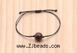 CGB9945 Fashion 12mm mahogany obsidian adjustable bracelet jewelry