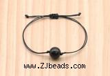 CGB9947 Fashion 12mm golden obsidian adjustable bracelet jewelry