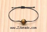 CGB9968 Fashion 12mm yellow tiger eye adjustable bracelet jewelry