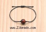 CGB9969 Fashion 12mm red tiger eye adjustable bracelet jewelry