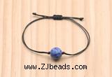 CGB9977 Fashion 12mm blue spot stone adjustable bracelet jewelry