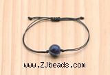 CGB9978 Fashion 12mm sodalite gemstone adjustable bracelet jewelry