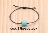 CGB9981 Fashion 12mm amazonite gemstone adjustable bracelet jewelry