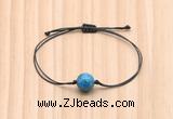 CGB9982 Fashion 12mm apatite gemstone adjustable bracelet jewelry