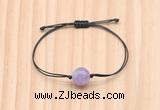 CGB9995 Fashion 12mm lavender amethyst adjustable bracelet jewelry