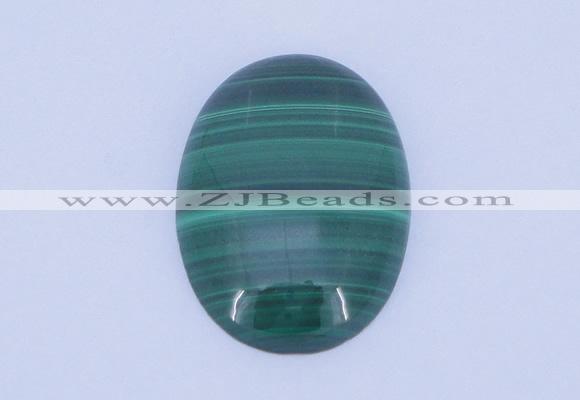 CGC07 5PCS 10*14mm oval natural malachite gemstone cabochons