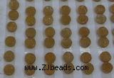 CGC104 12mm flat round druzy quartz cabochons wholesale