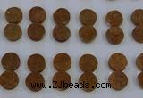 CGC115 14mm flat round druzy quartz cabochons wholesale