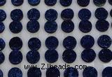 CGC124 16mm flat round druzy quartz cabochons wholesale