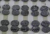 CGC195 15*20mm oval druzy quartz cabochons wholesale