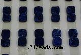 CGC219 10*10mm square druzy quartz cabochons wholesale