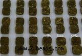 CGC220 12*12mm square druzy quartz cabochons wholesale