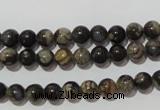CGE101 15.5 inches 6mm round glaucophane gemstone beads