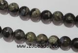 CGE102 15.5 inches 8mm round glaucophane gemstone beads