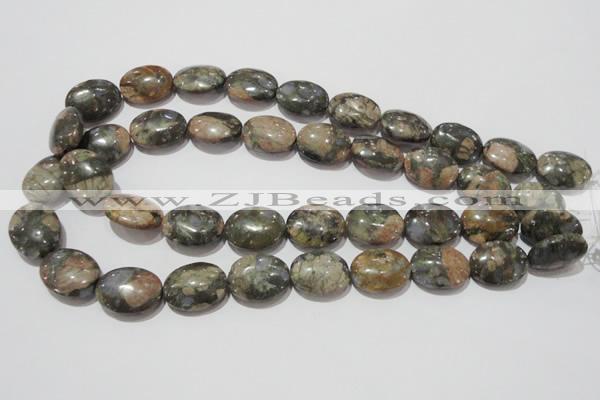 CGE134 15.5 inches 15*20mm oval glaucophane gemstone beads