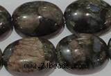 CGE135 15.5 inches 18*25mm oval glaucophane gemstone beads