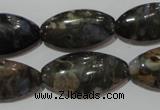 CGE148 15.5 inches 15*30mm marquise glaucophane gemstone beads