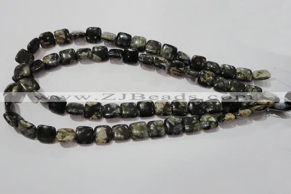 CGE152 15.5 inches 12*12mm square glaucophane gemstone beads