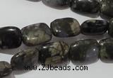 CGE158 15.5 inches 10*14mm rectangle glaucophane gemstone beads