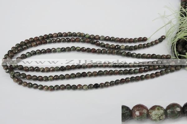 CGG01 15.5 inches 6mm faceted round ghost gemstone beads wholesale