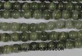 CGH02 15.5 inches 6mm round green hair stone beads wholesale