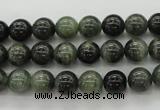 CGH03 15.5 inches 8mm round green hair stone beads wholesale