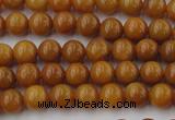 CGJ301 15.5 inches 6mm round goldstone jade beads wholesale