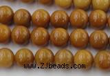 CGJ302 15.5 inches 8mm round goldstone jade beads wholesale