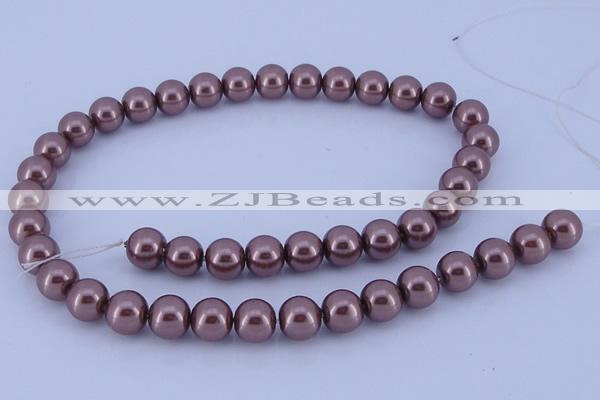 CGL130 5PCS 16 inches 20mm round dyed plastic pearl beads wholesale