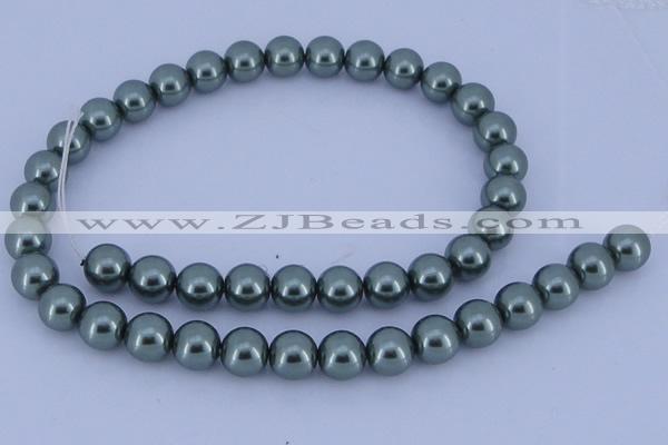 CGL221 2PCS 16 inches 25mm round dyed plastic pearl beads wholesale