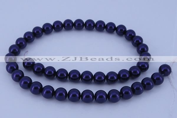 CGL280 5PCS 16 inches 20mm round dyed plastic pearl beads wholesale
