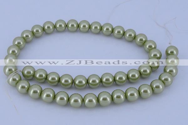 CGL369 5PCS 16 inches 18mm round dyed plastic pearl beads wholesale