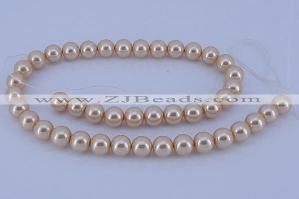 CGL49 5PCS 16 inches 18mm round dyed plastic pearl beads wholesale