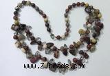CGN531 19.5 inches chinese crystal & mookaite beaded necklaces