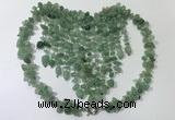 CGN839 20 inches stylish green aventurine statement necklaces