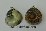 CGP271 25*30mm - 30*35mm ammonite pendants wholesale