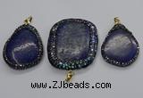 CGP3147 35*45mm - 45*60mm freeform lapis lazuli pendants