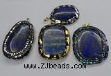 CGP3148 30*45mm - 45*65mm freeform lapis lazuli pendants