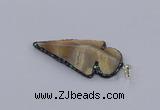 CGP3288 25*55mm - 28*55mm arrowhead agate pendants wholesale